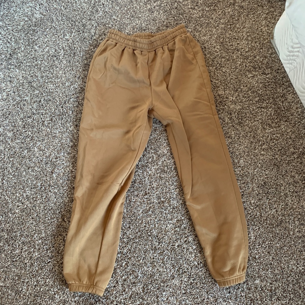 Tan Joggers